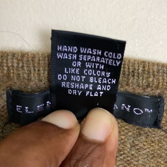 Elena Solano Embroidered Lambswool Fair Aisle Cardigan Large Grannycore Coquette - Picture 5 of 8